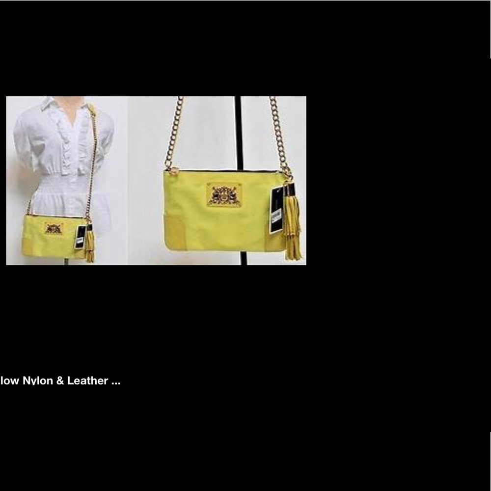 NWT Juicy Couture Yellow Crossbody Purse